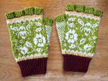 Load image into Gallery viewer, Hand Knit Gloves - Garden Bee
